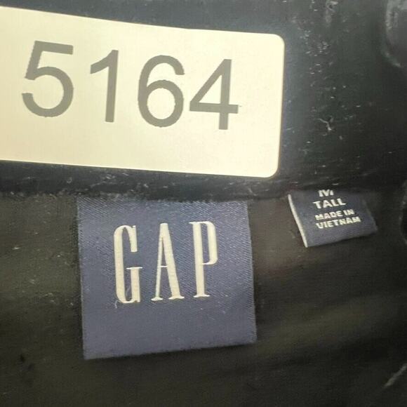 GAP Dress Black Puff Sleeve - Picture 7 of 9